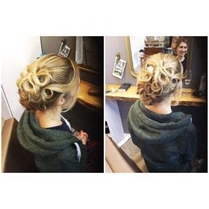 Updo Hairstyle at Sand Hairdressing