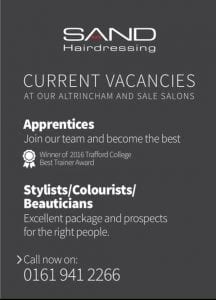 Careers at Sand Hairdressing